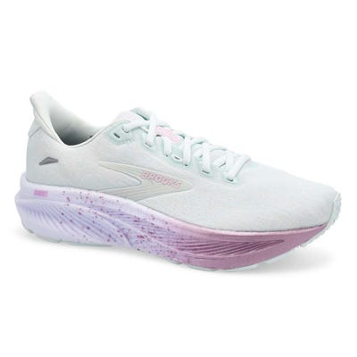 Lds Ghost 18 Lace Up Performance Sneaker - Ice/White/Snow