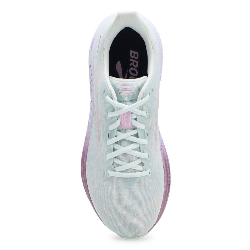 Women's  Ghost 18 Lace Up Performance Sneaker - Ice/White/Snow