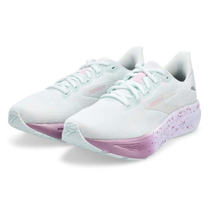 Women's  Ghost 18 Lace Up Performance Sneaker - Ice/White/Snow