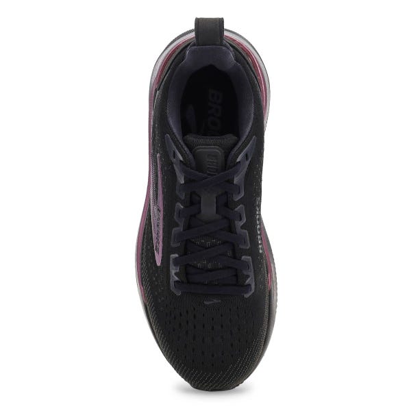 Women's Ghost Max 4 Lace Up Performance Sneaker - Black/Rose Gold