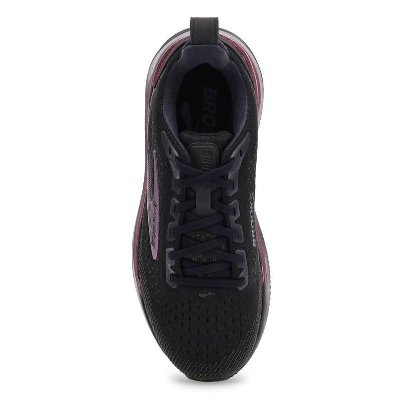 Women's Ghost Max 4 Lace Up Performance Sneaker - Black/Rose Gold