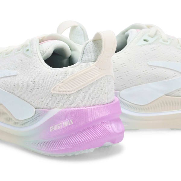 Women's  Ghost Max 4 Lace Up Performance Sneaker - Ice/White/Snow