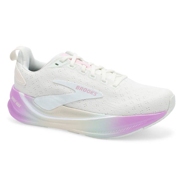 Women's  Ghost Max 4 Lace Up Performance Sneaker - Ice/White/Snow