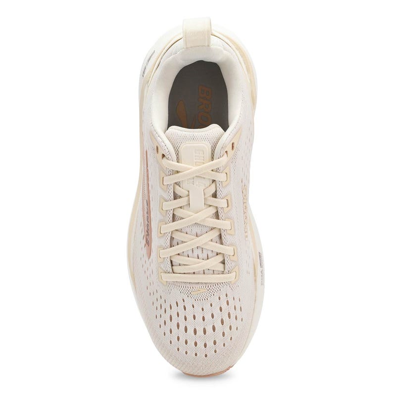 Women's Ghost Max 4 Lace Up Performance Sneaker - Arctic Wolf/Rose/Coconut