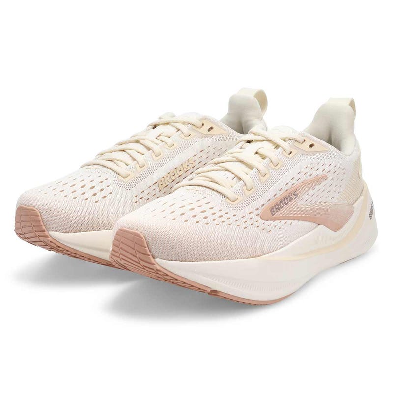 Women's Ghost Max 4 Lace Up Performance Sneaker - Arctic Wolf/Rose/Coconut