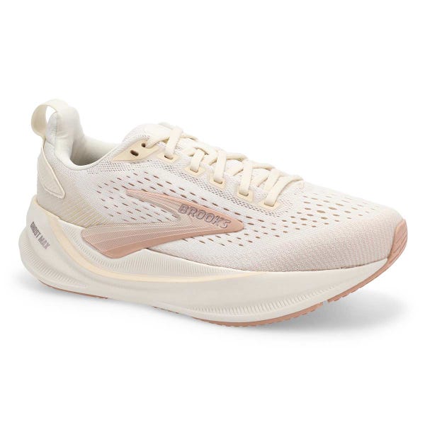 Women's Ghost Max 4 Lace Up Performance Sneaker - Arctic Wolf/Rose/Coconut