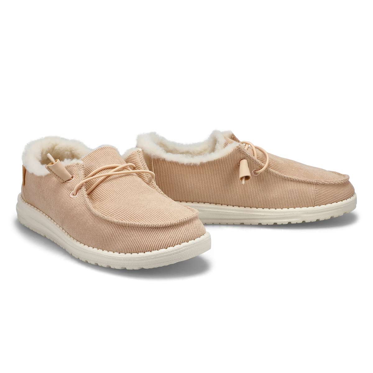 Women's Wendy Corduroy Casual Shoe - Cream