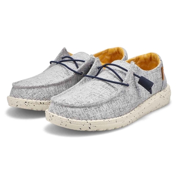 Women's Wendy Chambray Casual Shoe - White Blue