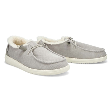 Women's Wendy Corduroy Casual Shoe - Grey