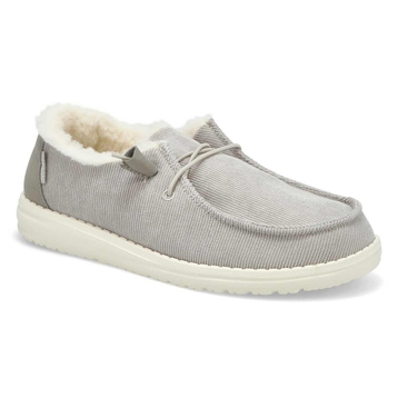 Women's Wendy Corduroy Casual Shoe - Grey