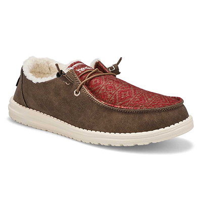 Lds Wendy Recycled Casual Shoe - Brown