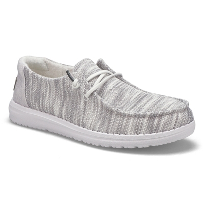 Lds Wendy Sox Casual Shoe - Glacier Grey