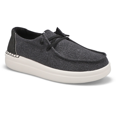 Lds Wendy Rise Casual Shoe-Black