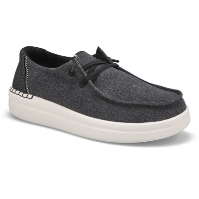 Lds Wendy Rise Casual Shoe - Black