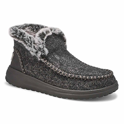 HEYDUDE Women's Denny Slip On Ankle Boot - Bl | SoftMoc.com