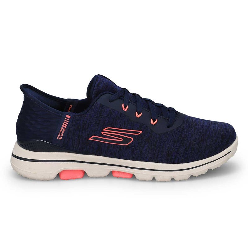 Women's  Go Golf Walk 5 Slip-Ins Golf Shoe - Navy/Pink