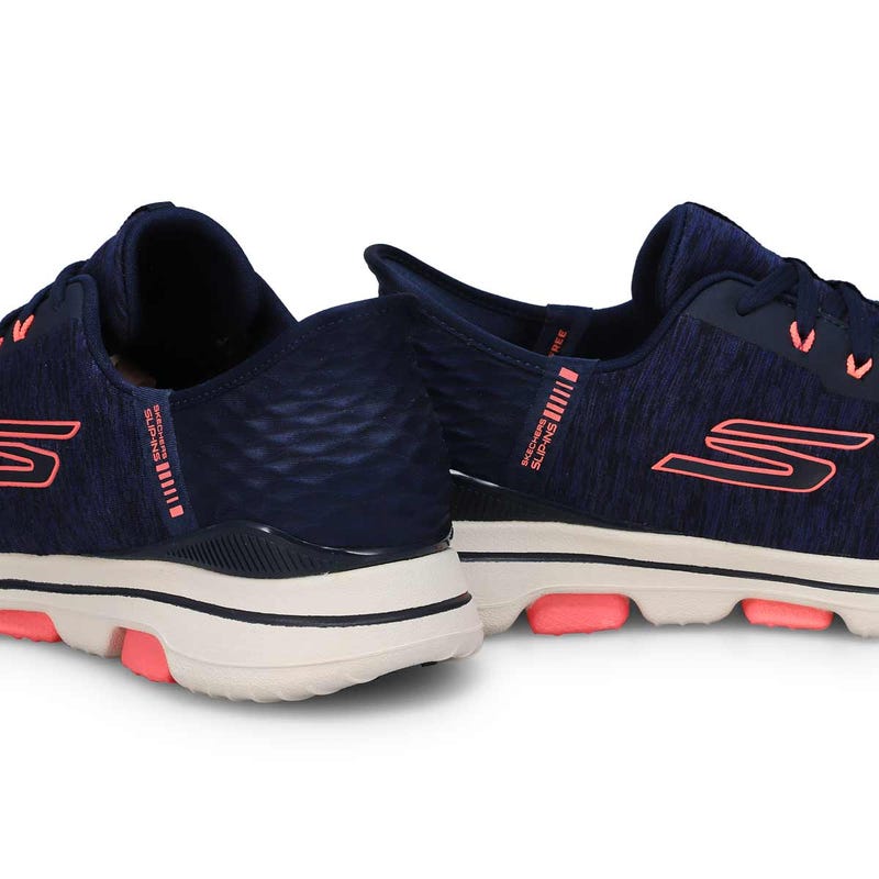 Women's  Go Golf Walk 5 Slip-Ins Golf Shoe - Navy/Pink