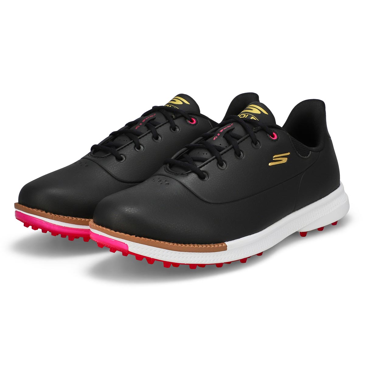 Chaussure de golf à lacets GO GOLF JASMINE 2 GF, noir/rose, femmes