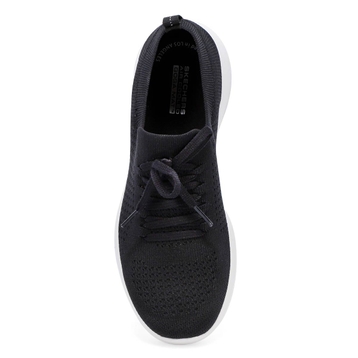 Women's Go Walk Joy Sneaker - Black/White