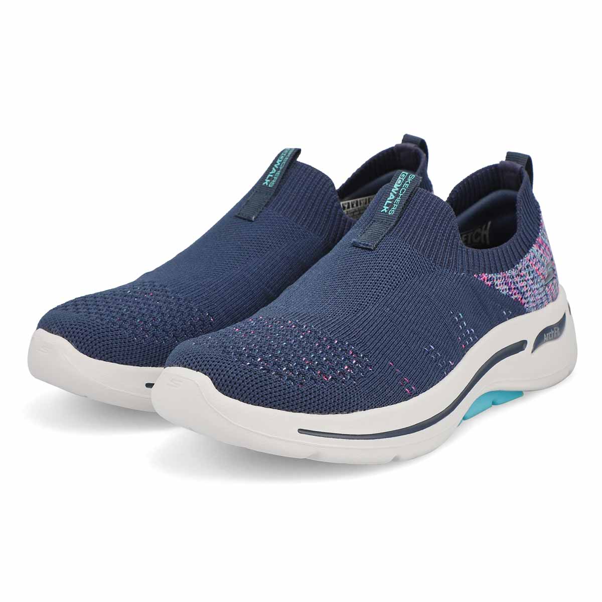 Espadrille à enfiler, Go Walk Arch Fit, marine fem