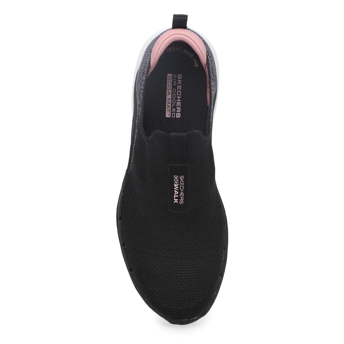 Women's Go Walk 6 Slip On Shoe - Black/Pink