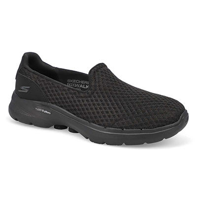 Lds Go Walk 6 Big Splash Sneaker - Black