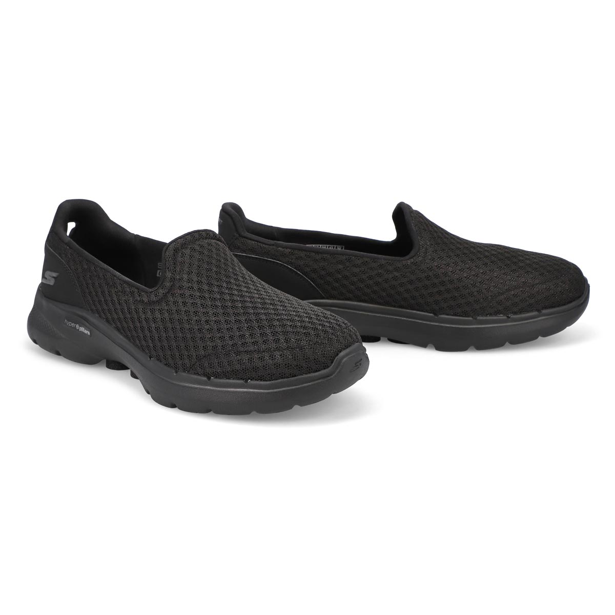 Women's Go Walk 6 Slip On Sneaker - Black