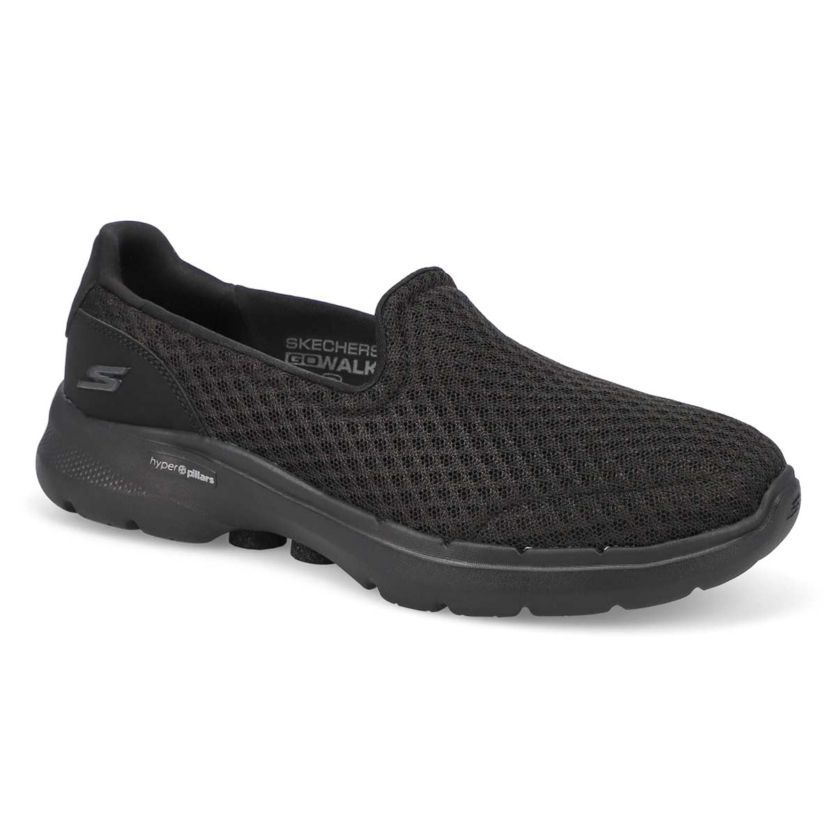 Women's Go Walk 6 Slip On Sneaker - Black