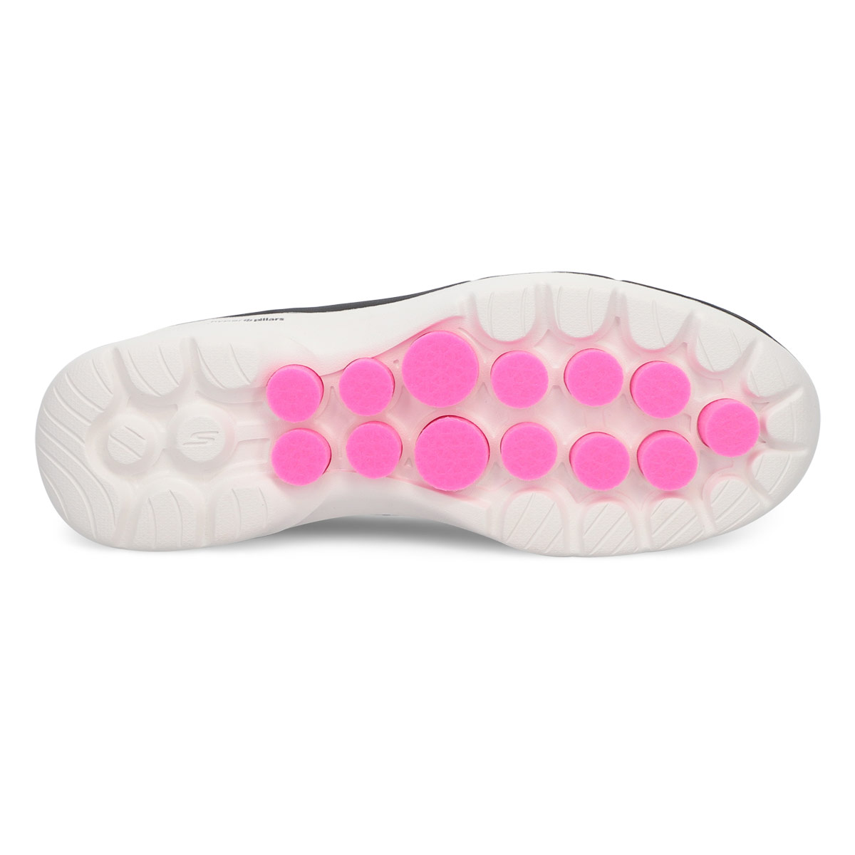 Women's Go Walk 6 Slip On Sneaker - Black/Pink
