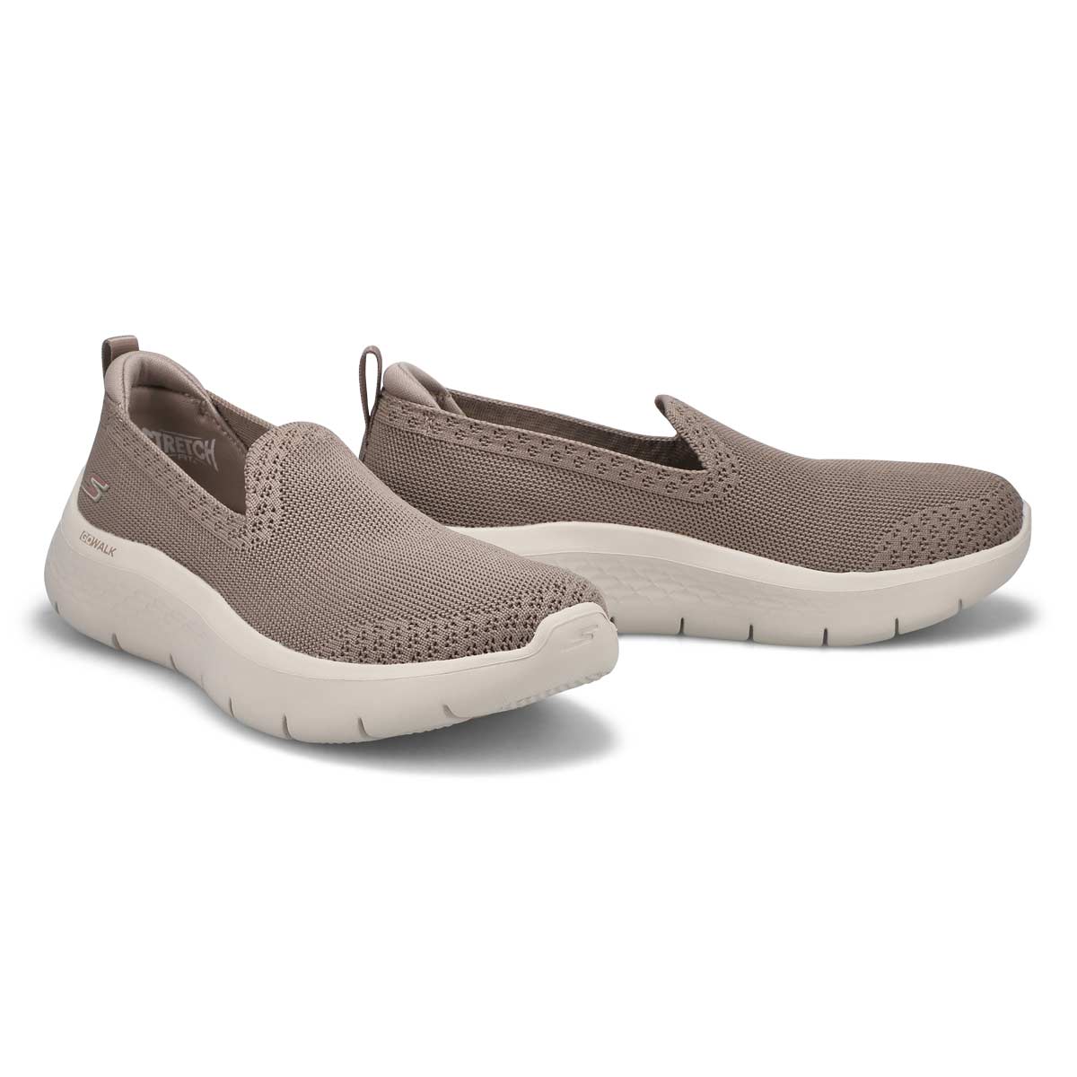 Espadrille à enfiler GO WALK FLEX, taupe, femmes