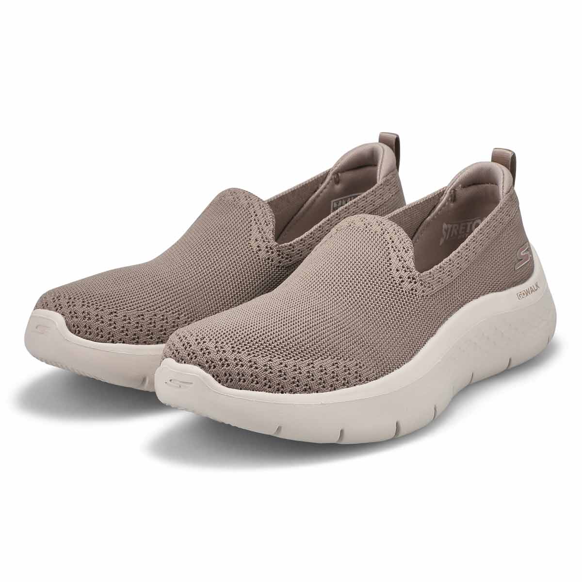 Espadrille à enfiler GO WALK FLEX, taupe, femmes