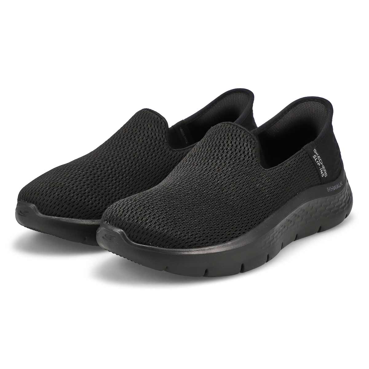 Baskets à enfiler GO WALK FLEX RELISH SLIP-INS, noir/noir, femmes - Large