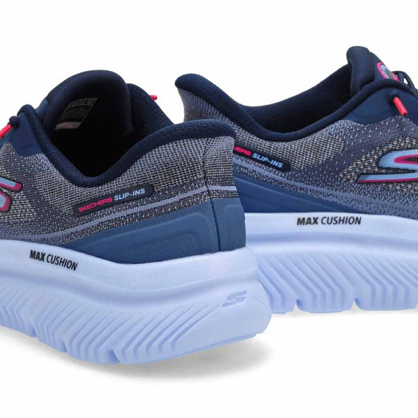 Women's Go Walk Max Cushioning Hyper Burst Slip-Ins Sneaker - Navy/Pink