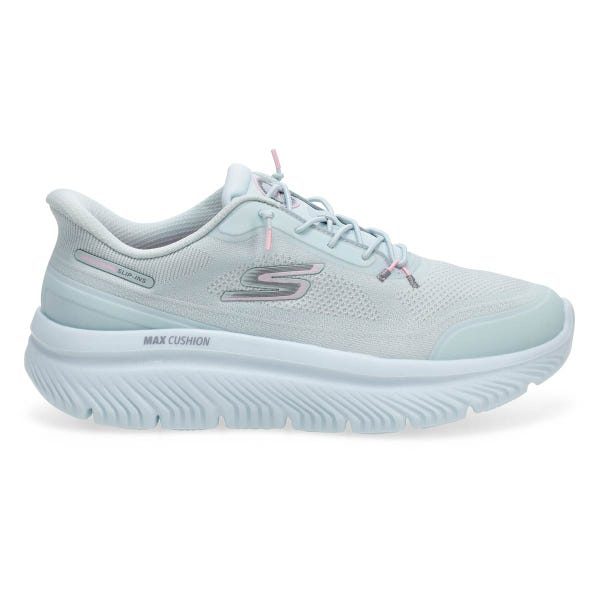 Women's Go Walk Max Cushioning Hyper Burst Slip-Ins Sneaker - Slate