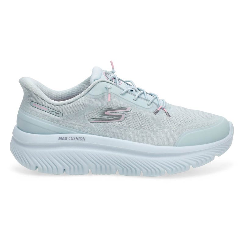 Women's Go Walk Max Cushioning Hyper Burst Slip-Ins Sneaker - Slate