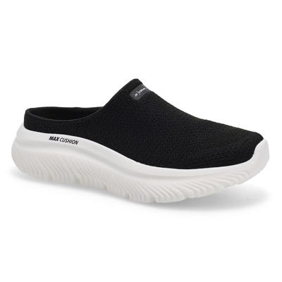 Lds Go Walk Max Cushioning Hyper Burst Openback Sneaker - Black