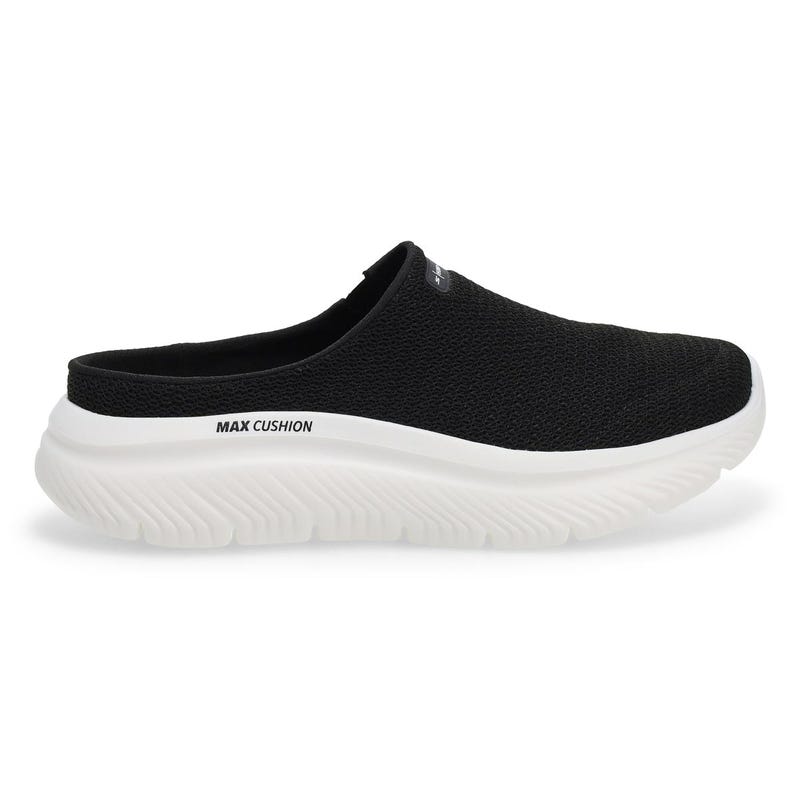 Women's  Go Walk Max Cushioning Hyper Burst Openback Sneaker - Black
