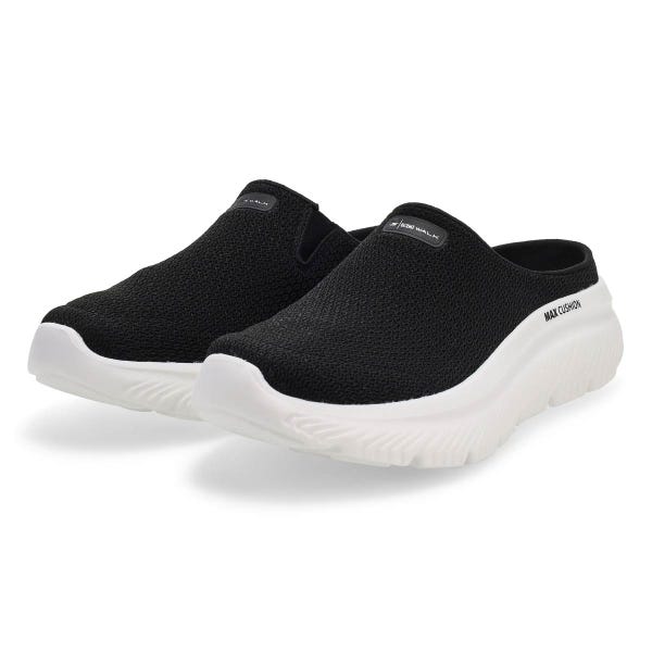 Women's  Go Walk Max Cushioning Hyper Burst Openback Sneaker - Black