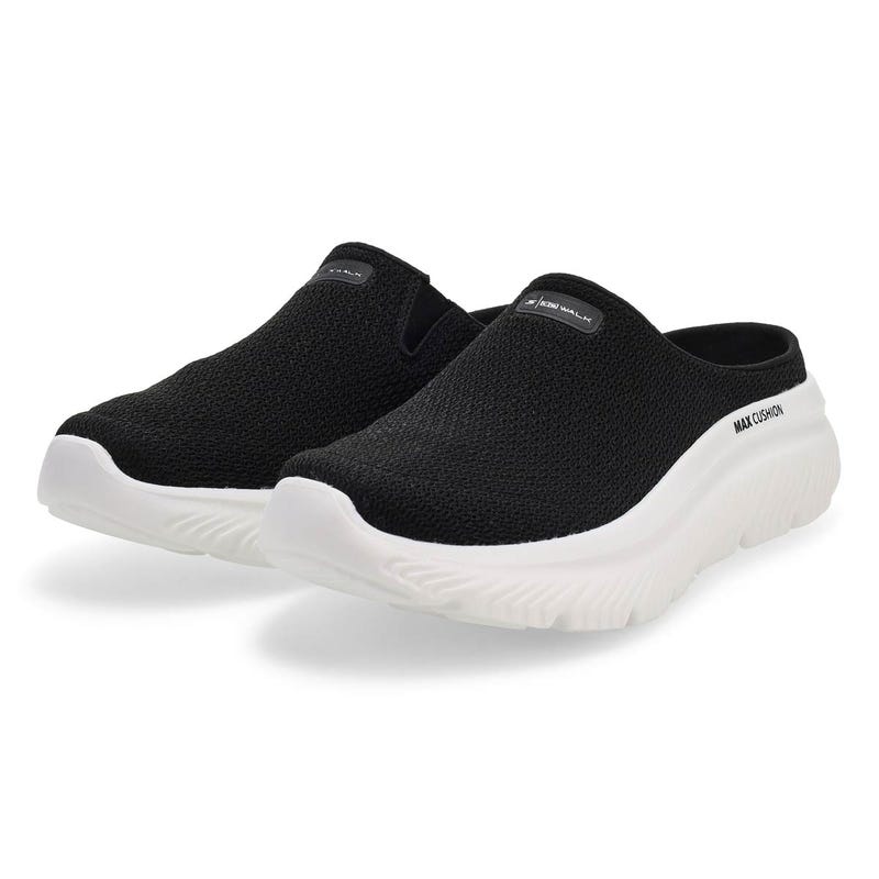 Women's  Go Walk Max Cushioning Hyper Burst Openback Sneaker - Black