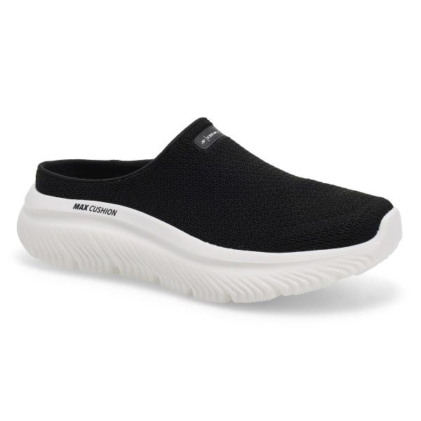 Women's  Go Walk Max Cushioning Hyper Burst Openback Sneaker - Black