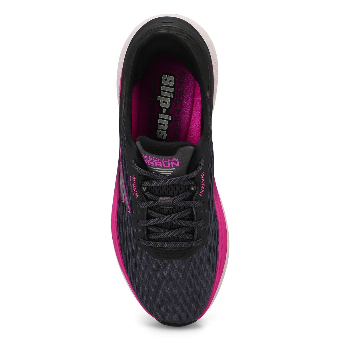 Women's Max Cushioning Pro Performance Sneaker - Black/Hot Pink