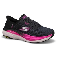 Women's Max Cushioning Pro Performance Sneaker - Black/Hot Pink