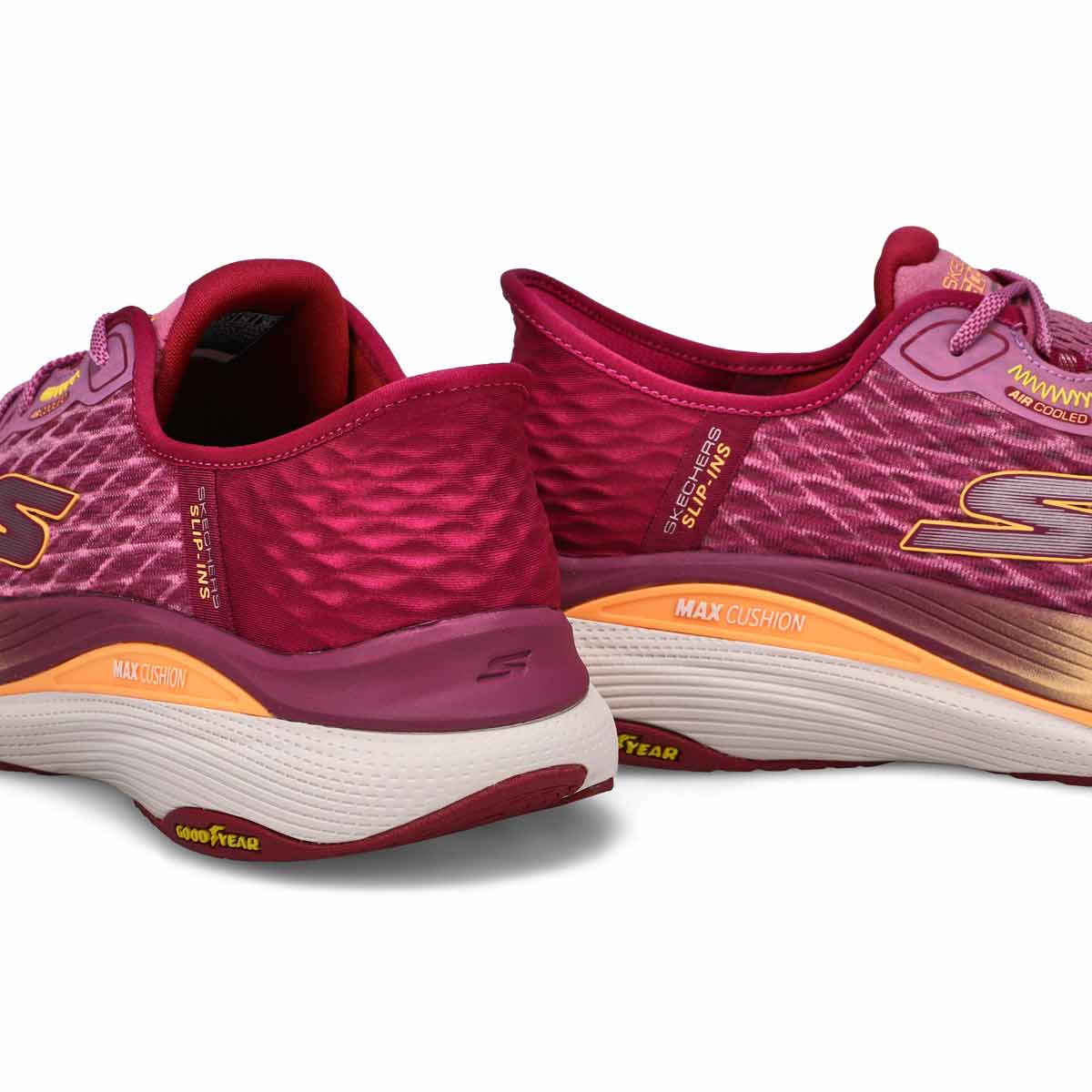 Women's Max Cushioning Pro Performance Sneaker - Raspberry/Orange