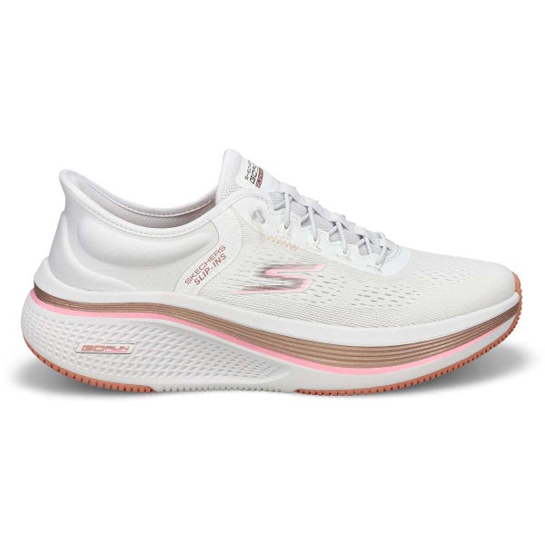 Women's  Go Run Elevate 2.0 Banyan Slip-Ins Sneaker - White/Pink