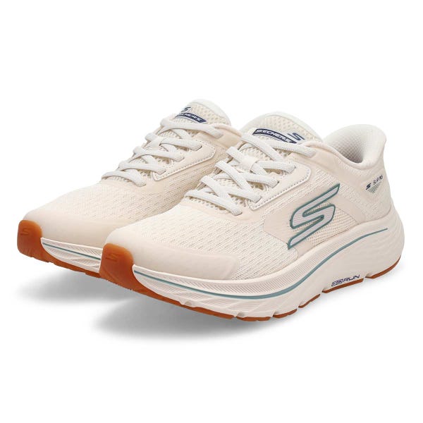 Espadrilles de performance Go Run Consistent 3 à enfiler pour femmes - Blanc cassé