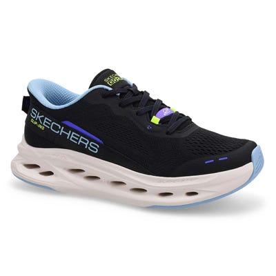 Baskets de performance MAX CUSHIONING GLIDE STEP SLIP-INS, noir/bleu, femmes