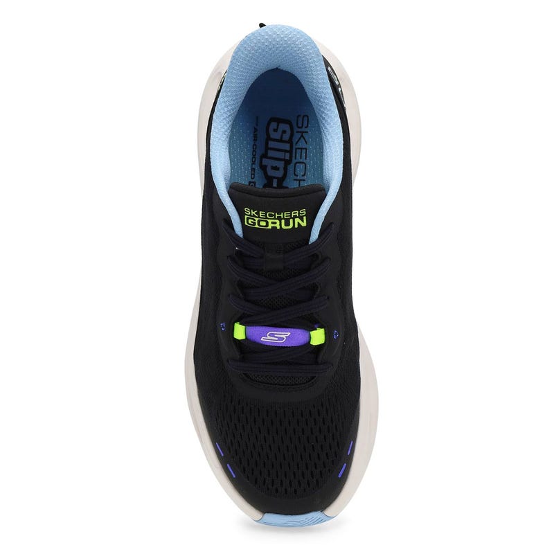 Baskets de performance MAX CUSHIONING GLIDE STEP SLIP-INS, noir/bleu, femmes