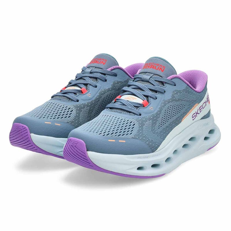 Baskets de performance MAX CUSHIONING GLIDE STEP SLIP-INS, ardoise, femmes - LARGE