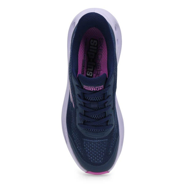 Baskets de performance MAX CUSHIONING GLIDE STEP SLIP-INS, marine/violet, femmes