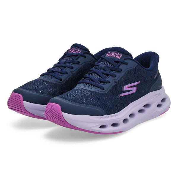 Baskets de performance MAX CUSHIONING GLIDE STEP SLIP-INS, marine/violet, femmes